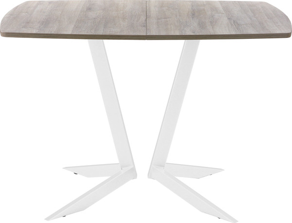 Изображение товара Обеденный стол AMC Elite / Е19(1100) D6 (белый/дуб уайт-ривер песочно-бежевы)