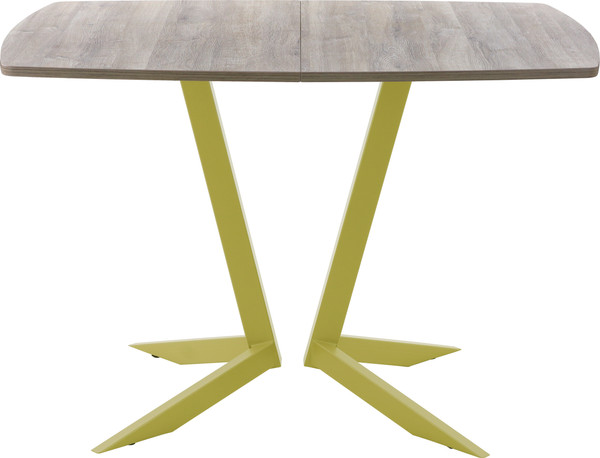 Изображение товара Обеденный стол AMC Elite / Е19(1100) D6 (золото/дуб уайт-ривер песочно-бежевый)