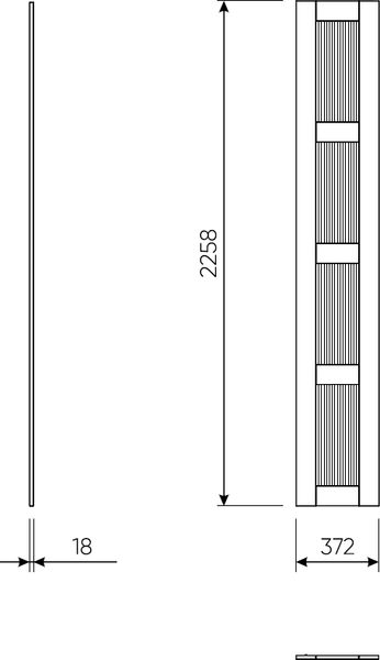 Изображение товара Комплект дверей для корпусной мебели Mio Tesoro Макс 2.06.14.420.1 (белый/стекло Мору)