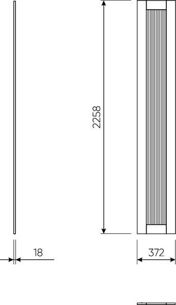 Изображение товара Комплект дверей для корпусной мебели Mio Tesoro Макс 2.06.14.440.1 (белый/стекло Мору)