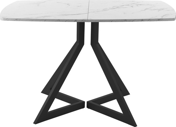 Изображение товара Обеденный стол AMC Elite / Е20(1200) D6 (черный/мрамор кристалл)