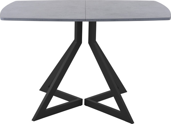 Изображение товара Обеденный стол AMC Elite / Е20(1200) D6 (черный/бетон чикаго светло-серый)