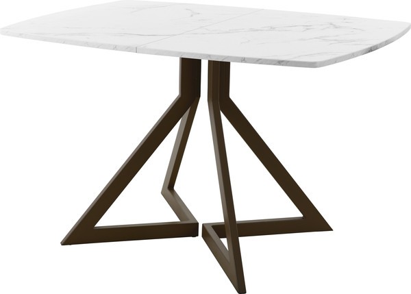 Изображение товара Обеденный стол AMC Elite / Е20(1200) D6 (коричневый/мрамор кристалл)