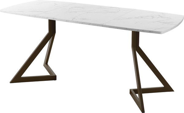 Изображение товара Обеденный стол AMC Elite / Е20(1200) D6 (коричневый/мрамор кристалл)