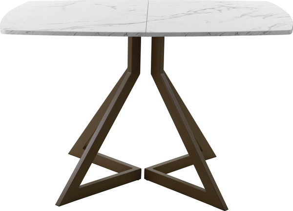 Изображение товара Обеденный стол AMC Elite / Е20(1200) D6 (коричневый/мрамор кристалл)