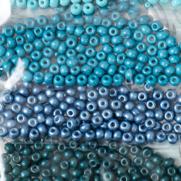 Изображение товара Набор бисера Арт Узор Синяя лазурь / 9358796