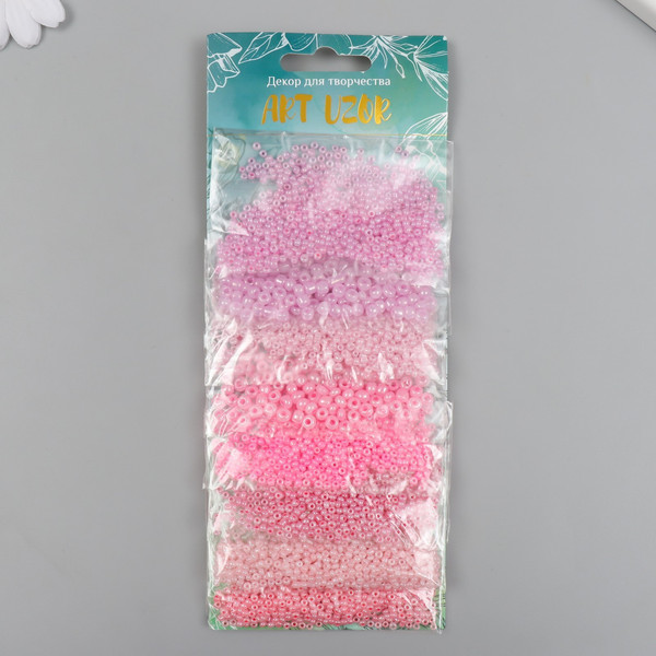 Изображение товара Набор бисера Арт Узор От розового до фиолетового / 6074982