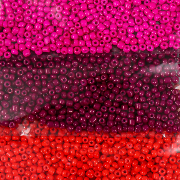 Изображение товара Набор бисера Арт Узор Палитра розового / 7463395