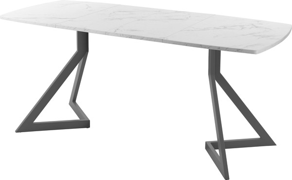 Изображение товара Обеденный стол AMC Elite / Е20(1200) D6 (графит/мрамор кристалл)