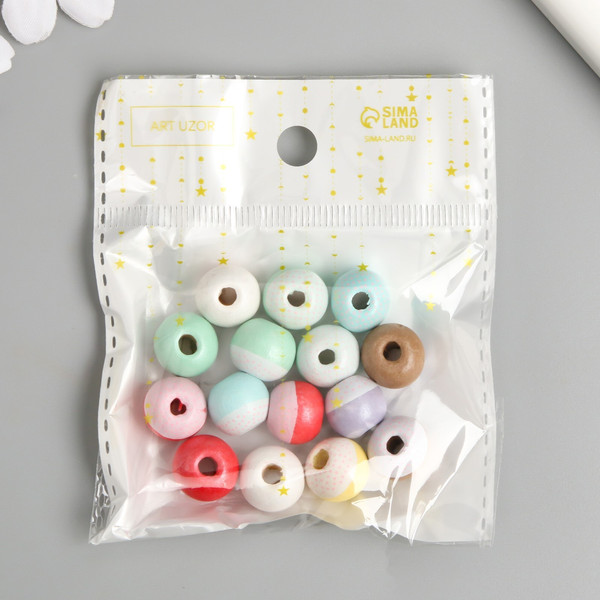 Изображение товара Набор бусин декоративных Арт Узор Крапинки на шариках / 10083422