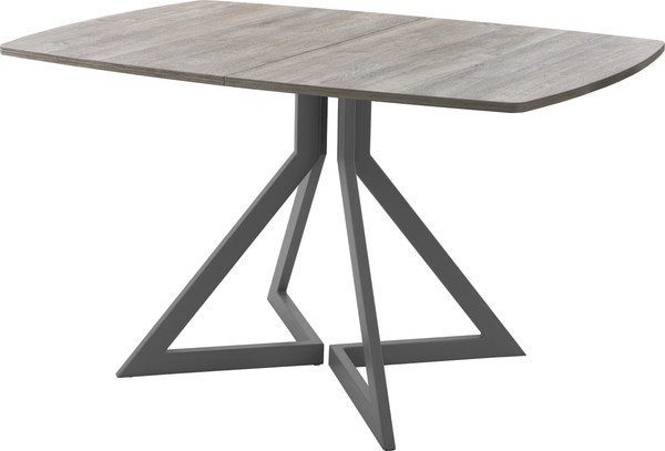 Изображение товара Обеденный стол AMC Elite / Е20(1200) D6 (графит/дуб уайт-ривер песочно-бежевый)