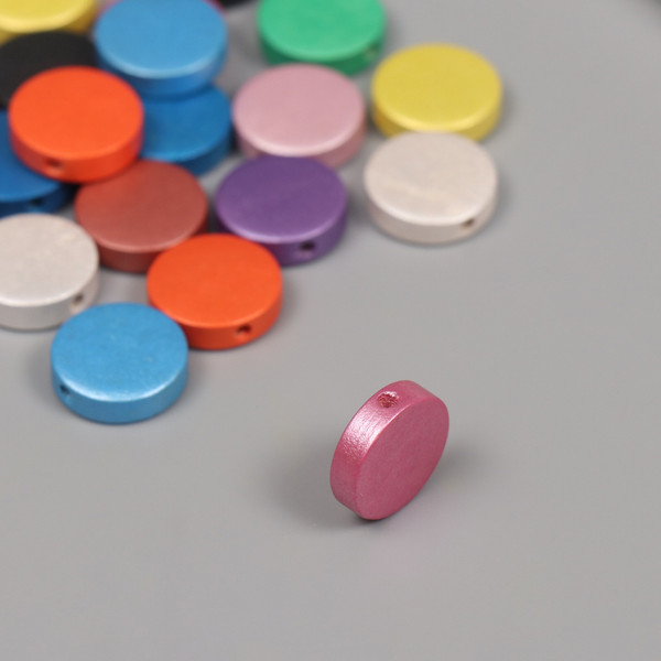 Изображение товара Набор бусин декоративных Арт Узор Металлик плоский / 10715317