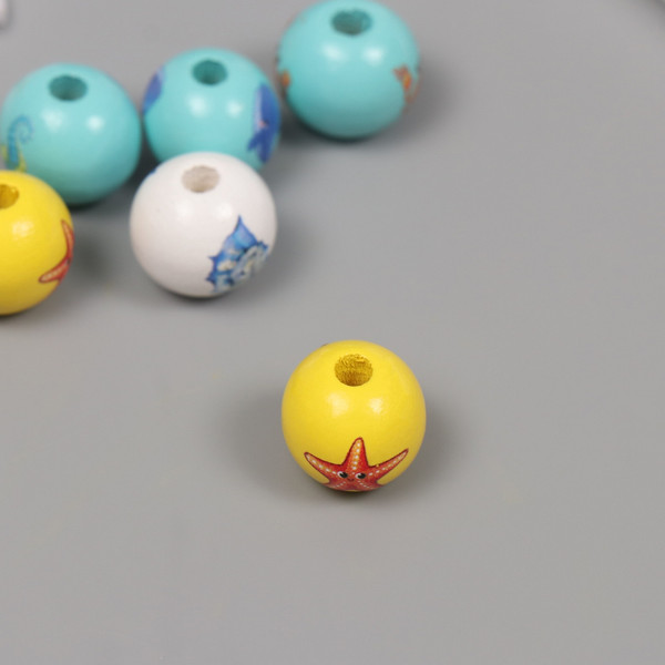 Изображение товара Набор бусин декоративных Арт Узор Морские жители / 10715309