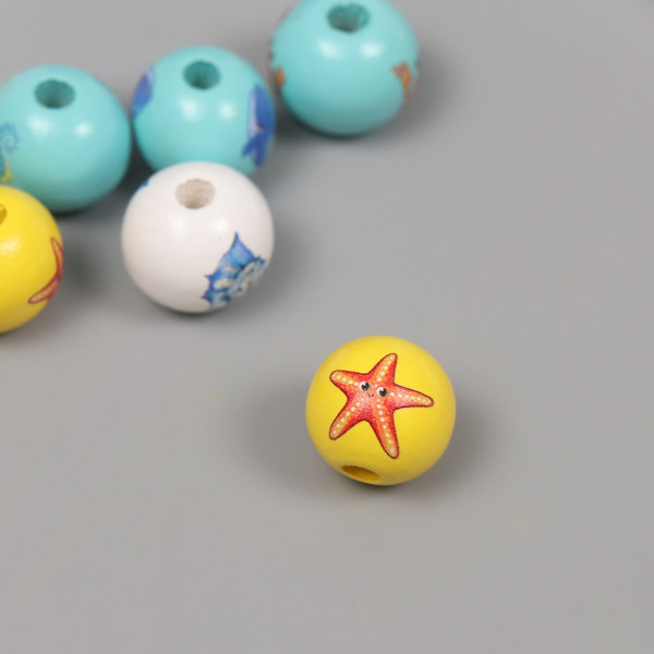 Изображение товара Набор бусин декоративных Арт Узор Морские жители / 10715309