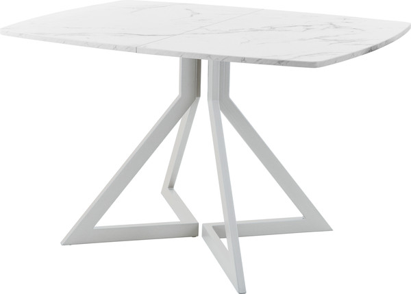 Изображение товара Обеденный стол AMC Elite / Е20(1200) D6 (серебро/мрамор кристалл)