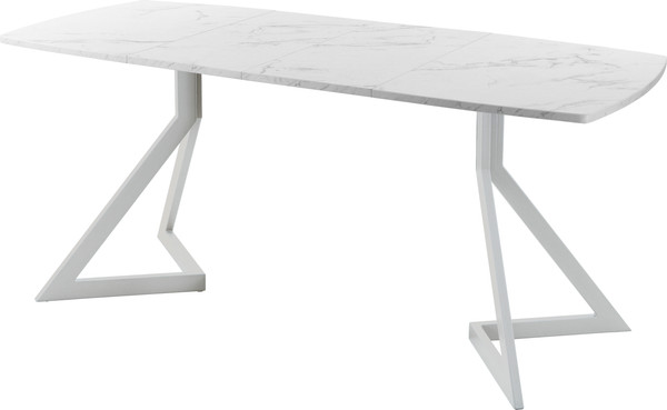 Изображение товара Обеденный стол AMC Elite / Е20(1200) D6 (серебро/мрамор кристалл)