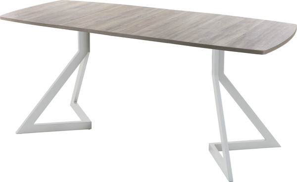 Изображение товара Обеденный стол AMC Elite / Е20(1200) D6 (серебро/дуб уайт-ривер песочно-бежевый)