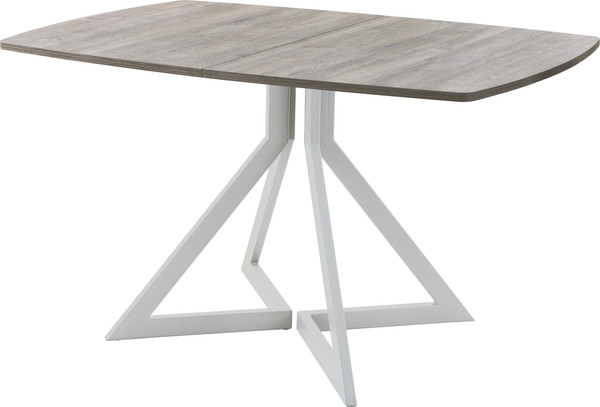 Изображение товара Обеденный стол AMC Elite / Е20(1200) D6 (серебро/дуб уайт-ривер песочно-бежевый)