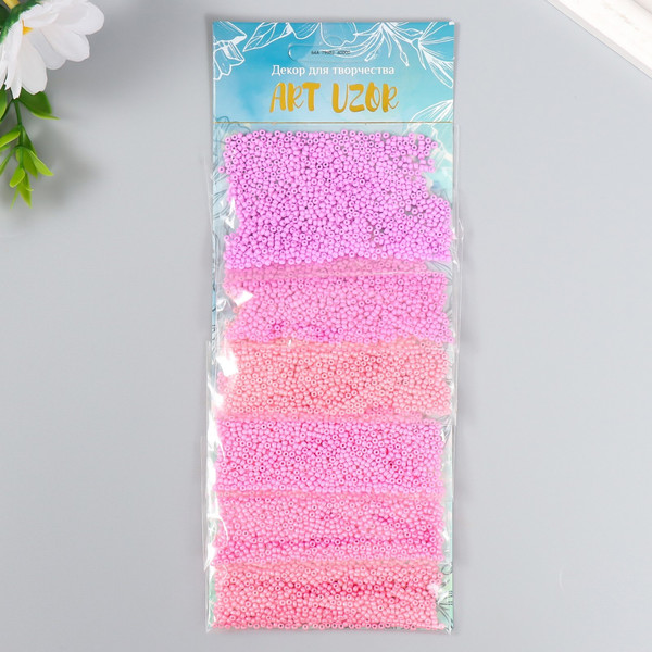 Изображение товара Набор бисера Арт Узор Розовые облака / 9358782