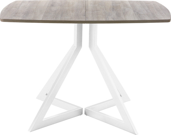 Изображение товара Обеденный стол AMC Elite / Е20(1200) D6 (белый/дуб уайт-ривер песочно-бежевый)