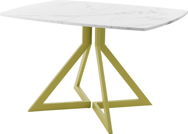 Изображение товара Обеденный стол AMC Elite / Е20(1200) D6 (золото/мрамор кристалл)