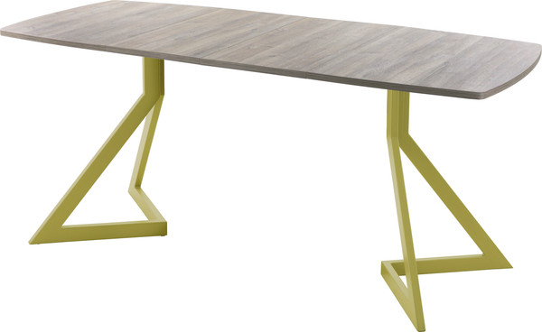 Изображение товара Обеденный стол AMC Elite / Е20(1200) D6 (золото/дуб уайт-ривер песочно-бежевый)