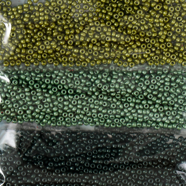 Изображение товара Набор бисера Арт Узор Оттенки леса / 9358784