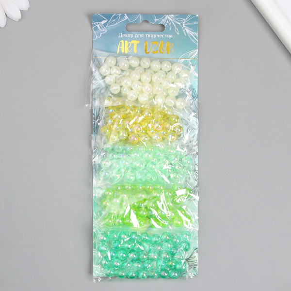Изображение товара Набор бусин декоративных Арт Узор Перламутр. Летняя поляна / 9292002