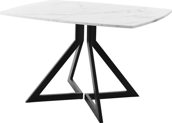 Изображение товара Обеденный стол AMC Elite / Е20(1100) D6 (черный/мрамор кристалл)