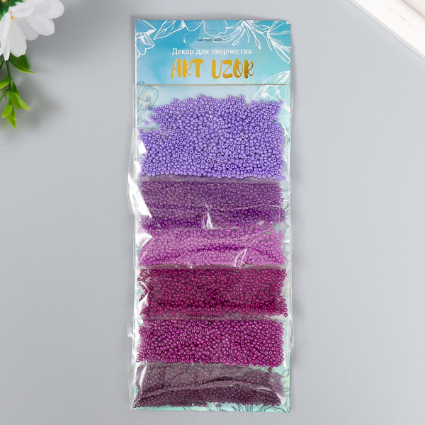 Изображение товара Набор бисера Арт Узор Пурпурная дымка / 9358781