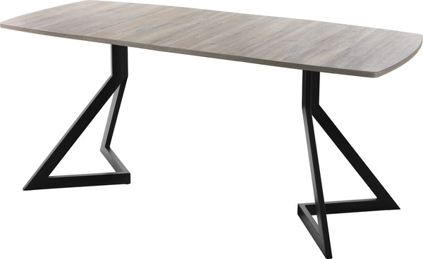 Изображение товара Обеденный стол AMC Elite / Е20(1100) D6 (черный/дуб уайт-ривер песочно-бежевый)