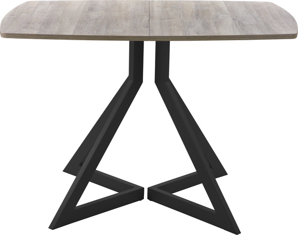 Изображение товара Обеденный стол AMC Elite / Е20(1100) D6 (черный/дуб уайт-ривер песочно-бежевый)