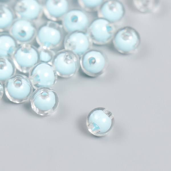 Изображение товара Набор бусин декоративных Арт Узор Голубые / 7674698