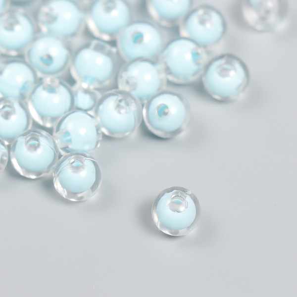 Изображение товара Набор бусин декоративных Арт Узор Голубые / 7674698