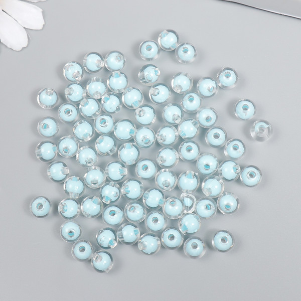 Изображение товара Набор бусин декоративных Арт Узор Голубые / 7674698