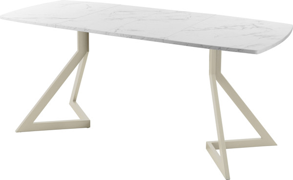 Изображение товара Обеденный стол AMC Elite / Е20(1100) D6 (бежевый/мрамор кристалл)