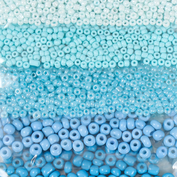 Изображение товара Набор бисера Арт Узор Оттенки синего / 6074990