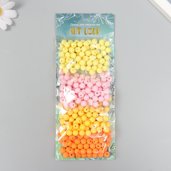 Изображение товара Набор бусин декоративных Арт Узор Сочное ассорти / 9149450