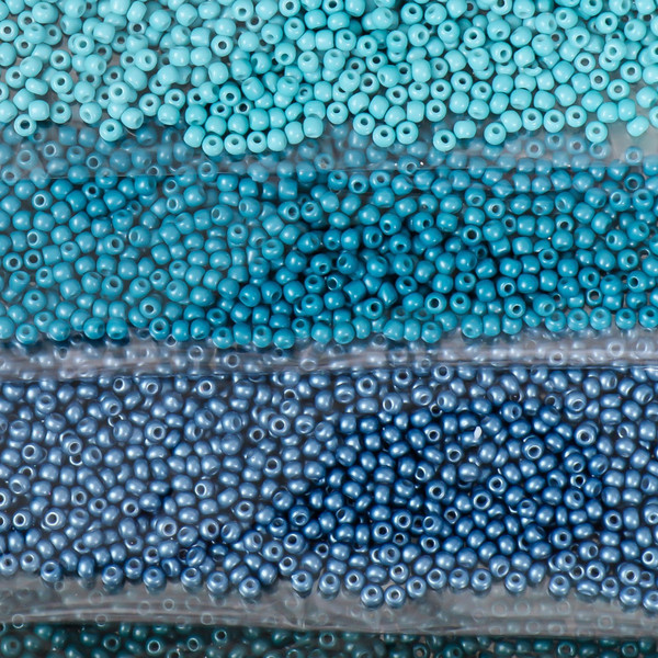 Изображение товара Набор бисера Арт Узор Синяя лазурь / 9358776