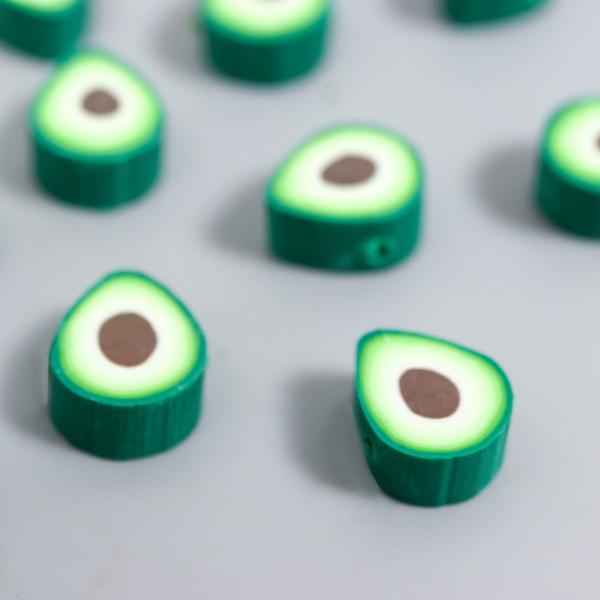 Изображение товара Набор бусин декоративных Арт Узор Половинка авокадо / 7829734