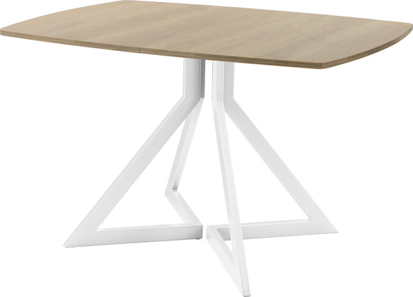 Изображение товара Обеденный стол AMC Elite / Е20(1100) D6 (белый/дуб небраска натур)