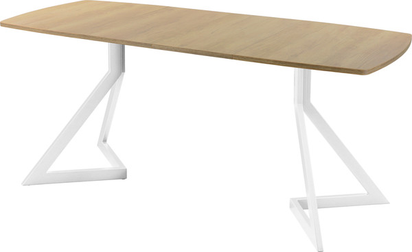 Изображение товара Обеденный стол AMC Elite / Е20(1100) D6 (белый/дуб небраска натур)