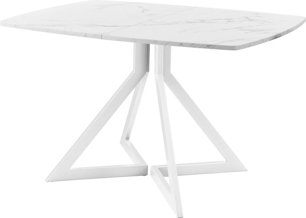 Изображение товара Обеденный стол AMC Elite / Е20(1100) D6 (белый/мрамор кристалл)