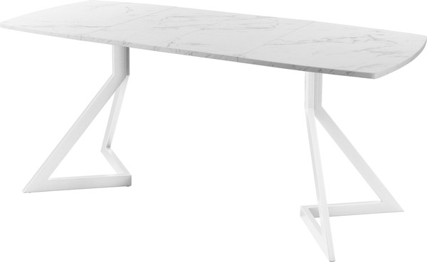 Изображение товара Обеденный стол AMC Elite / Е20(1100) D6 (белый/мрамор кристалл)