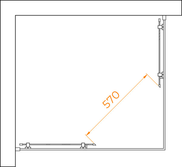 Изображение товара Душевой уголок RGW PA-040B / 3508104090-14