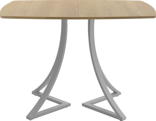 Изображение товара Обеденный стол AMC Elite / Е24(1200) D6 (серебро/дуб небраска натур)