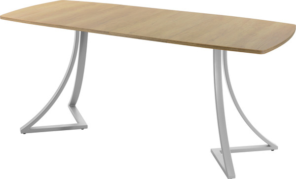 Изображение товара Обеденный стол AMC Elite / Е24(1200) D6 (серебро/дуб небраска натур)