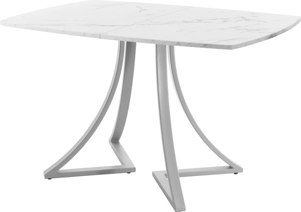 Изображение товара Обеденный стол AMC Elite / Е24(1200) D6 (серебро/мрамор кристалл)