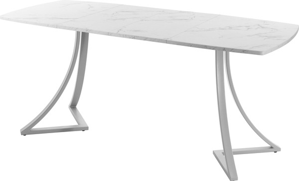 Изображение товара Обеденный стол AMC Elite / Е24(1200) D6 (серебро/мрамор кристалл)