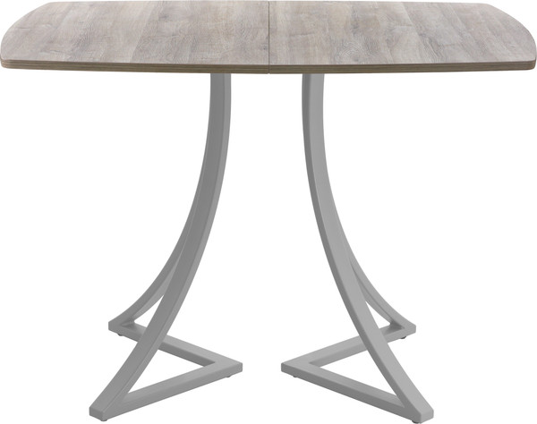 Изображение товара Обеденный стол AMC Elite / Е24(1200) D6 (серебро/дуб уайт-ривер песочно-бежевый)